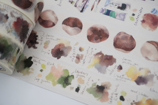 Round top - Washi tape - Path design - 20mm