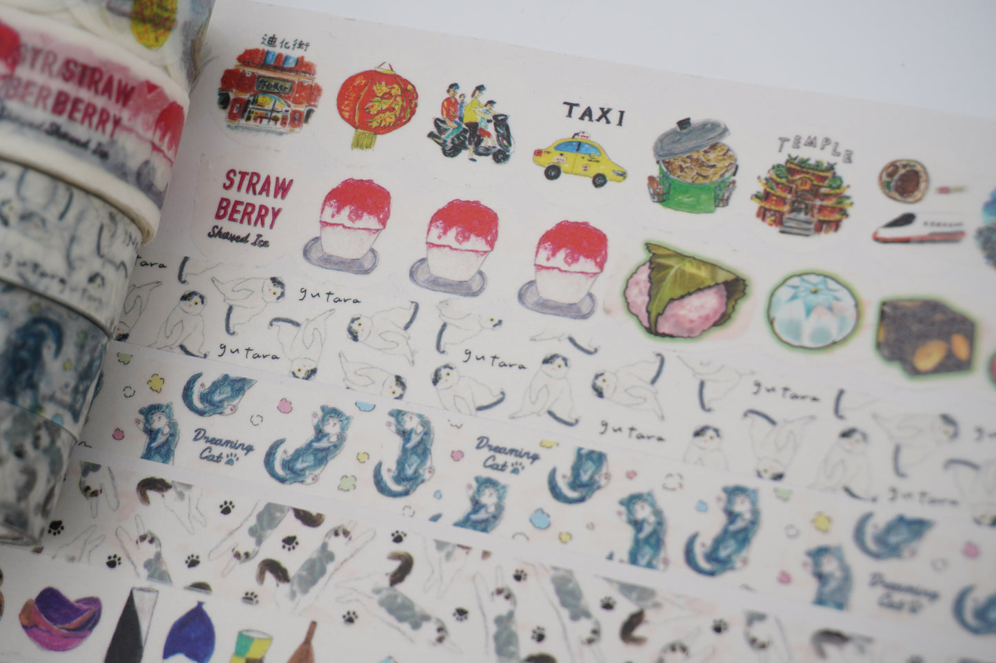 Round top - Washi tape - Hirano Toshiyuki - 15mm