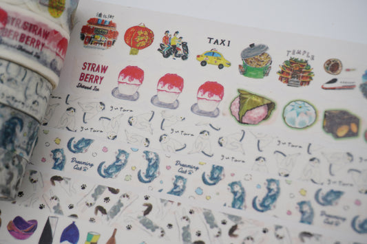 Round top - Washi tape - Hirano Toshiyuki - 15mm