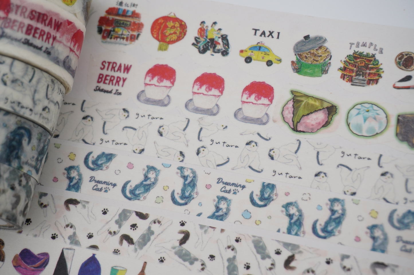 Round top - Washi tape - Hirano Toshiyuki - 20mm