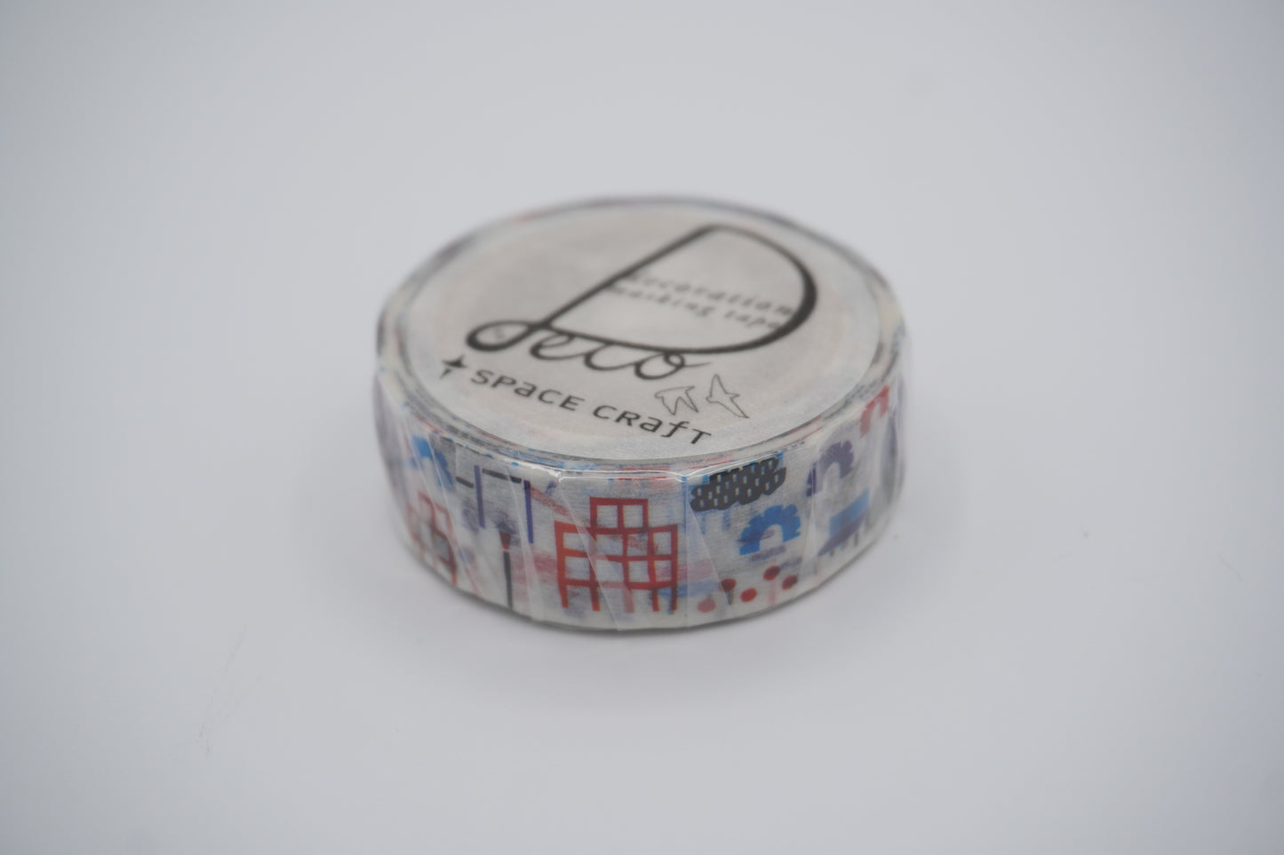 Round top - Washi tape - Space craft - 15mm