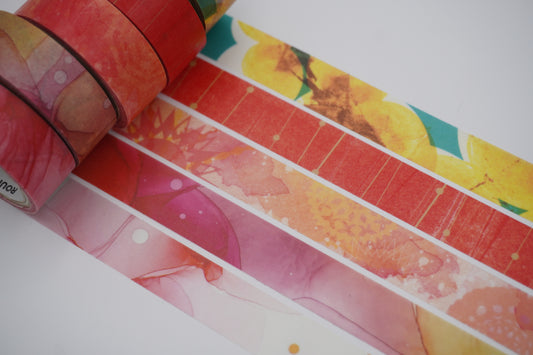 Round top - Washi tape - Sound of the sun - 15mm