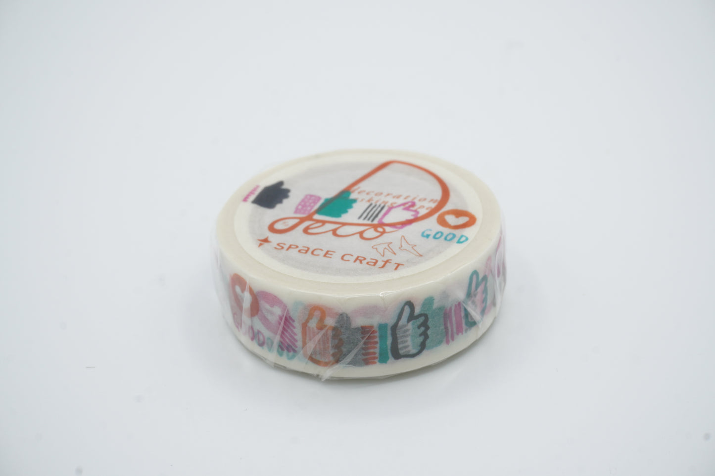 Round top - Washi tape - Space craft - 15mm