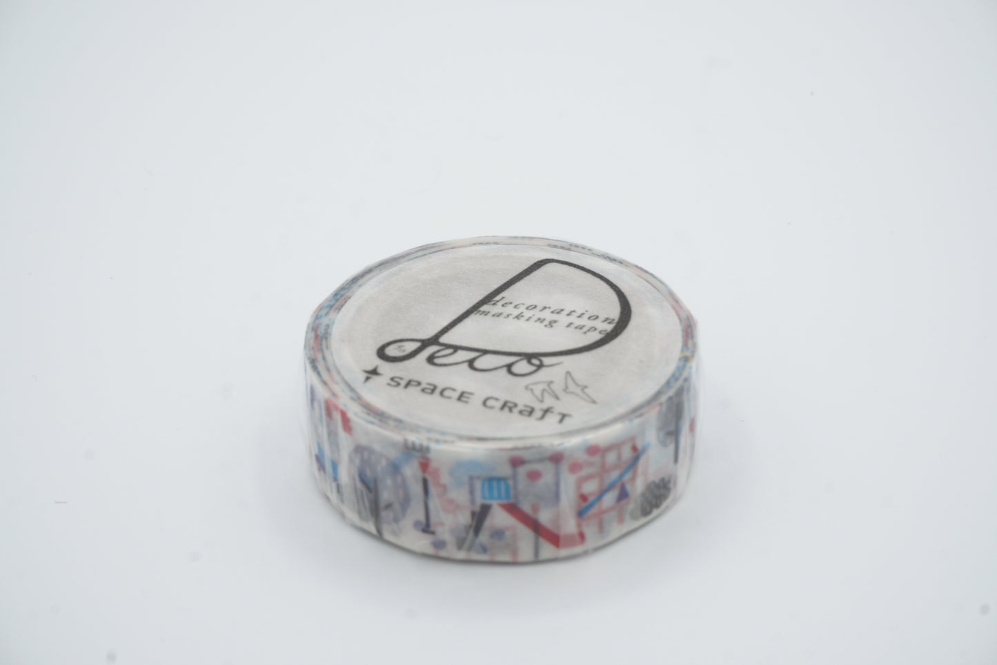 Round top - Washi tape - Space craft - 15mm