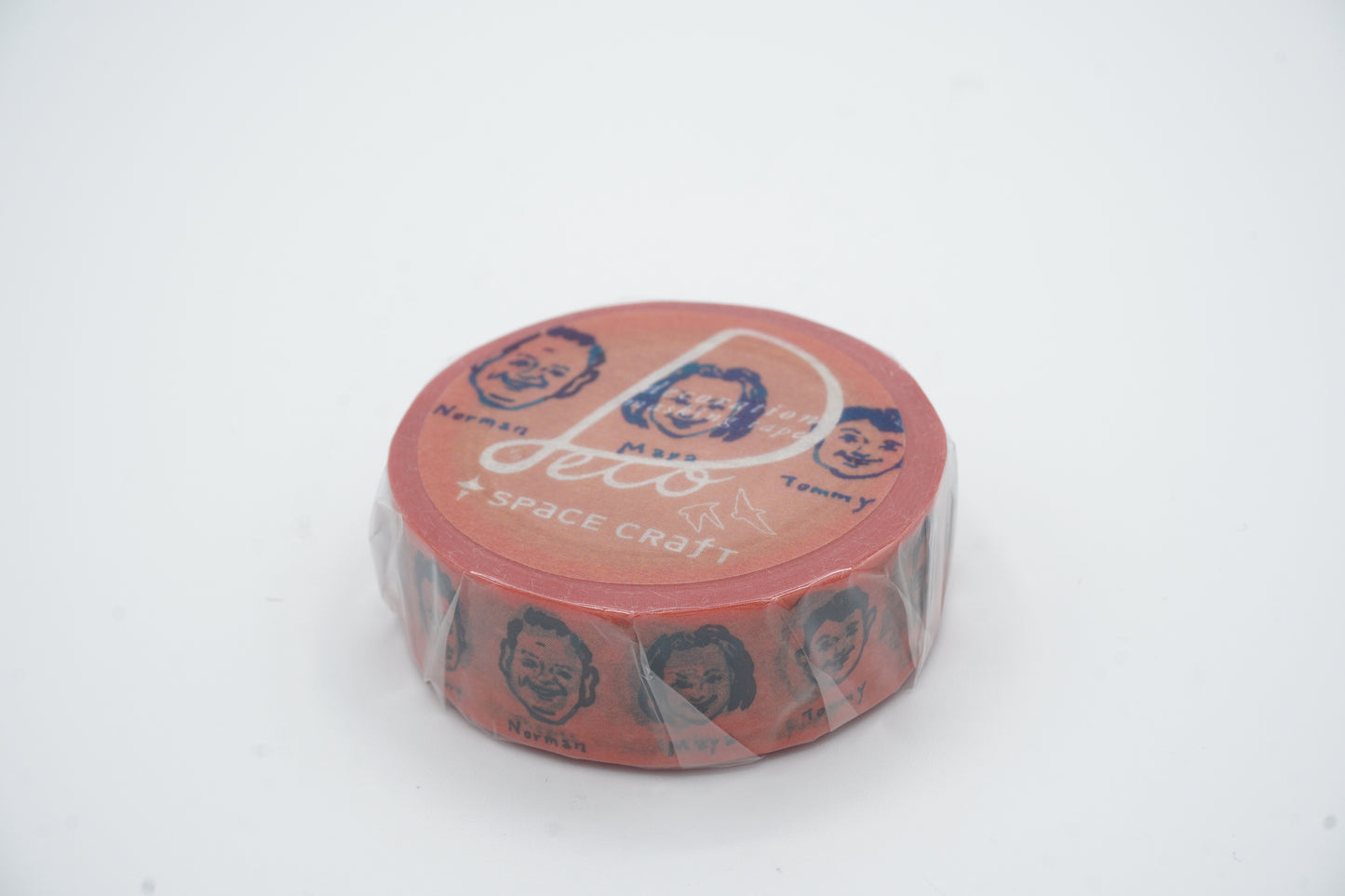 Round top - Washi tape - Space craft - 15mm