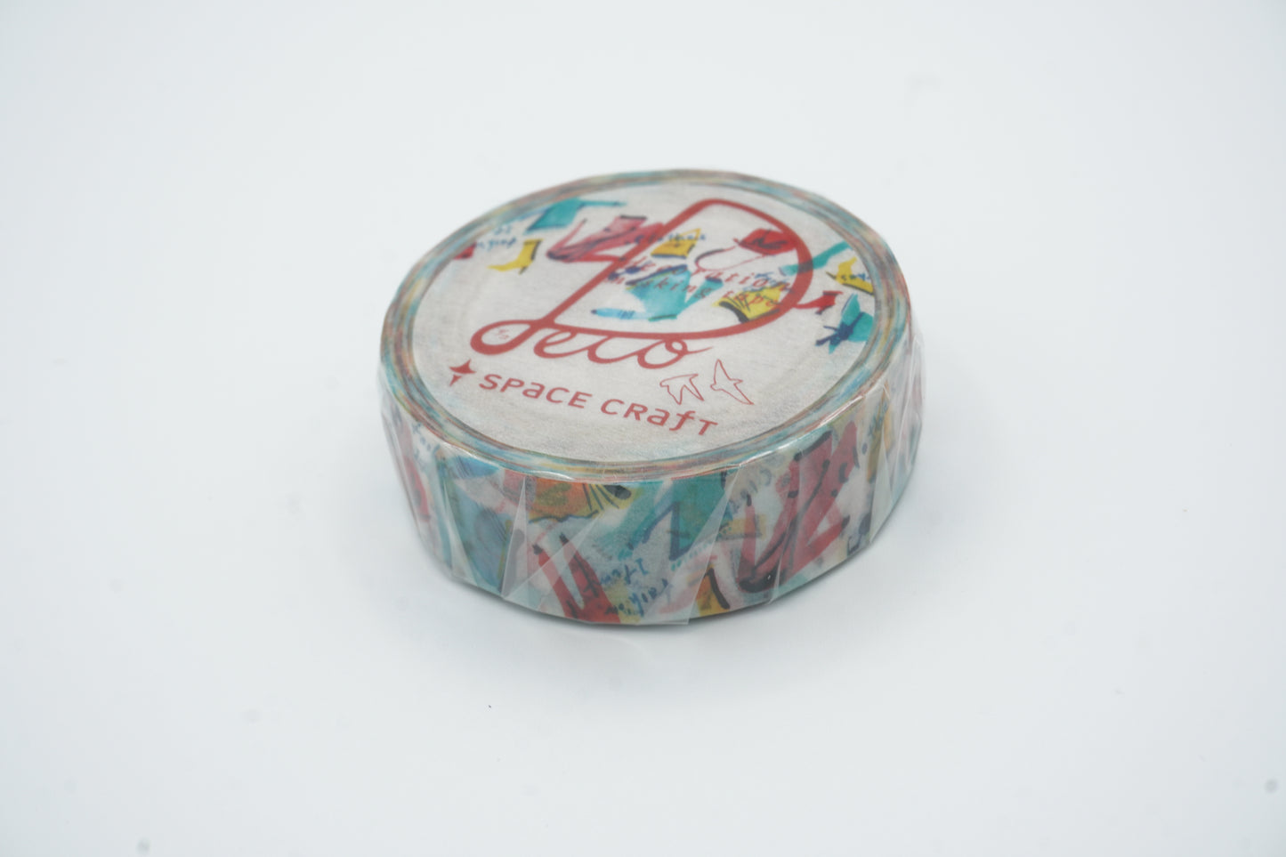 Round top - Washi tape - Space craft - 15mm