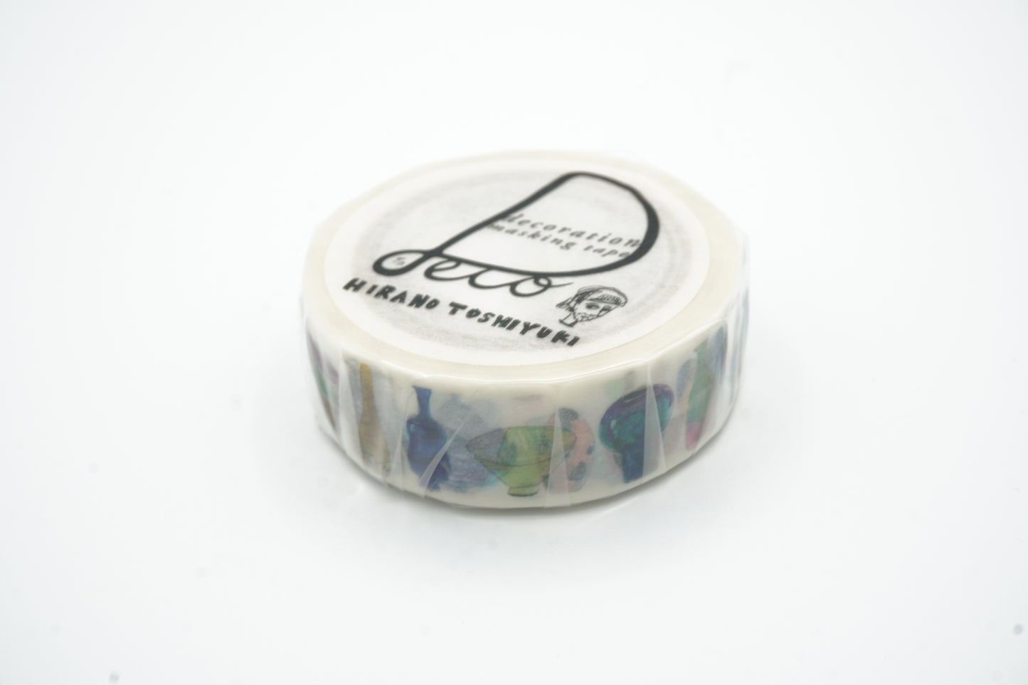 Round top - Washi tape - Hirano Toshiyuki - 15mm