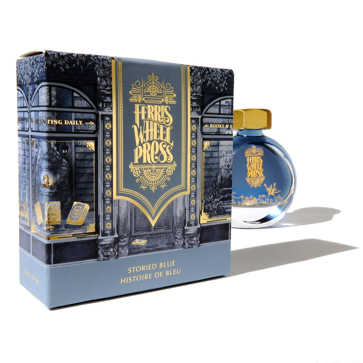 Storied Blue Ink