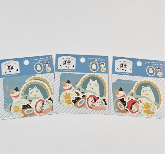 Furukawa Shiko Flake sticker (Feline)