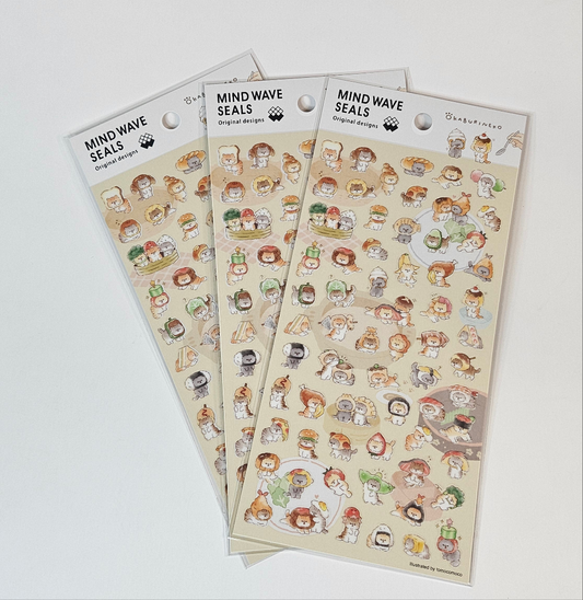 MIND WAVE Stickers Okaburineko