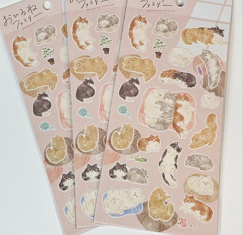 MIND WAVE Nekozaki-san family sticker