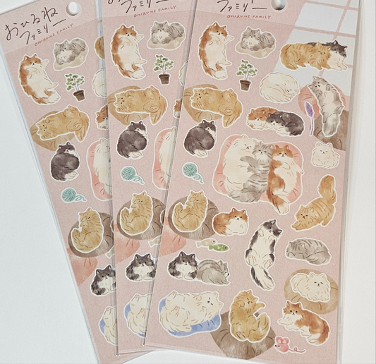 MIND WAVE Nekozaki-san family sticker