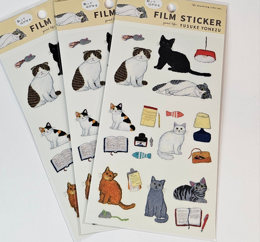 Cat Film Stickers