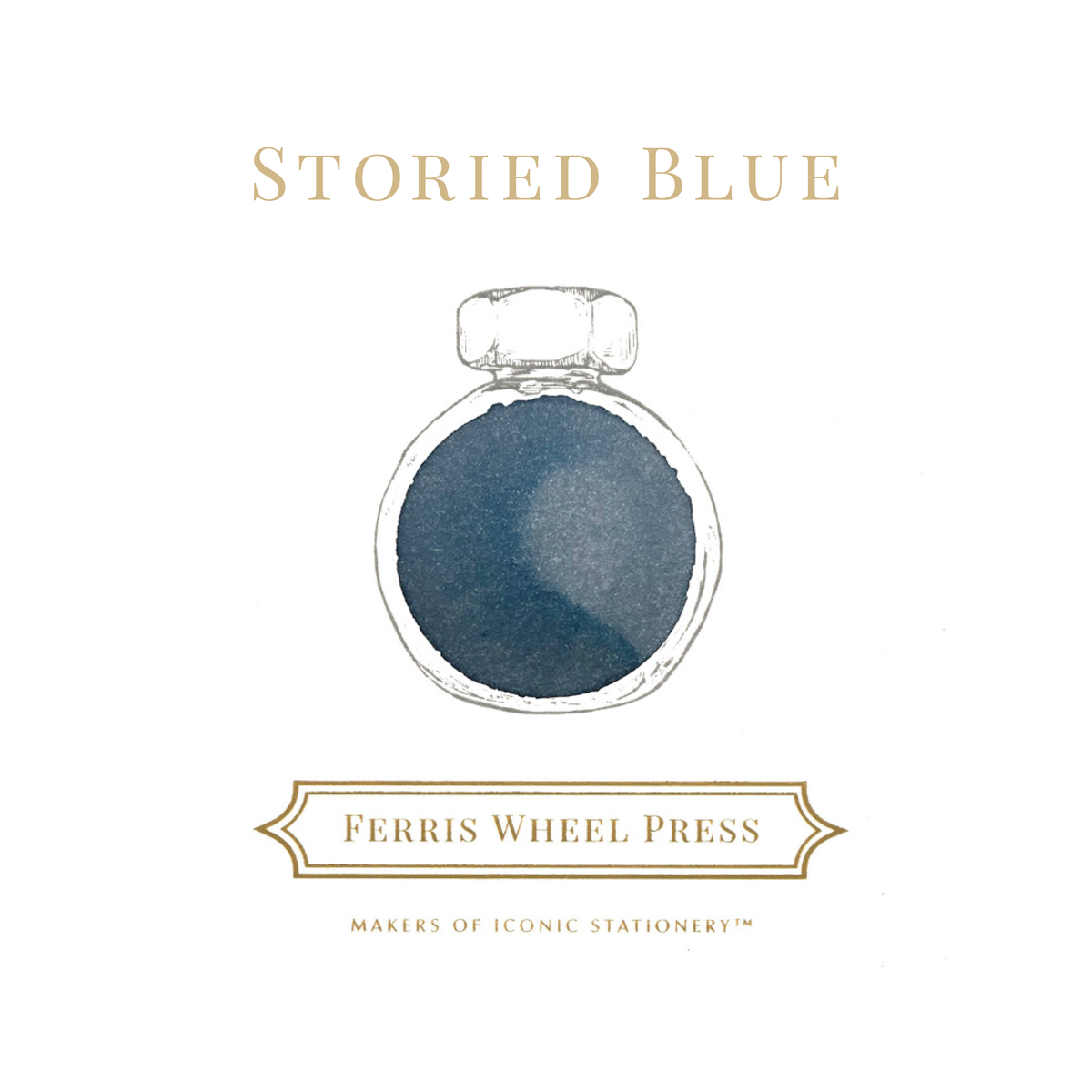 Storied Blue Ink