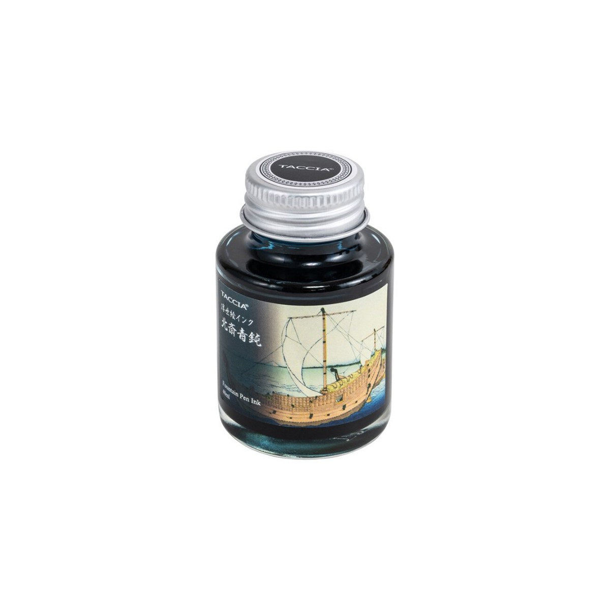 Nakabayashi Ukiyo-e Fountain Pen Ink Hokusai Ao-nibi (40ml)