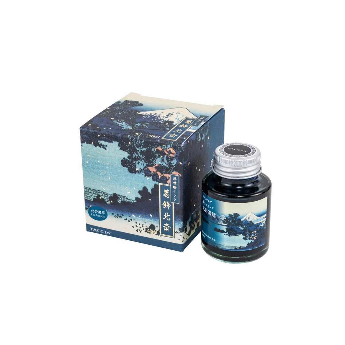 Nakabayashi Ukiyo-e Fountain Pen Ink Hokusai Koki-hanada (40ml)