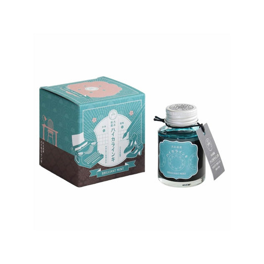 Teranishi Guitar Taisho Roman Haikara Ink Brilliant Mint (40ml)