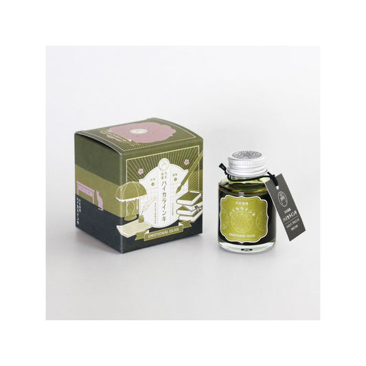 Teranishi Guitar Taisho Roman Haikara Ink Emotional Olive (40ml)