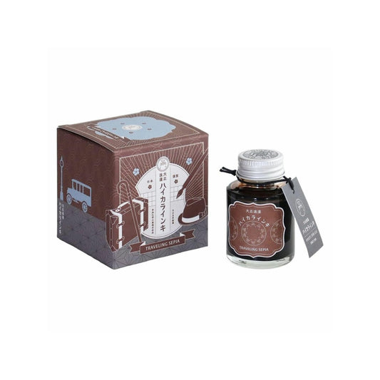Teranishi Guitar Taisho Roman Haikara Ink Traveling Sepia (40ml)