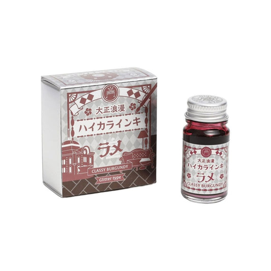 Teranishi Guitar Taisho Roman Haikara Lamé Glitter Ink Classy Burgundy (12ml)