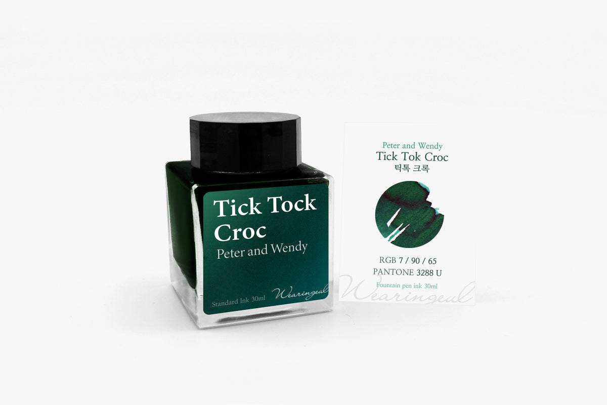 Wearingeul Tick Tock Croc fountain pen ink, 30ml bottle