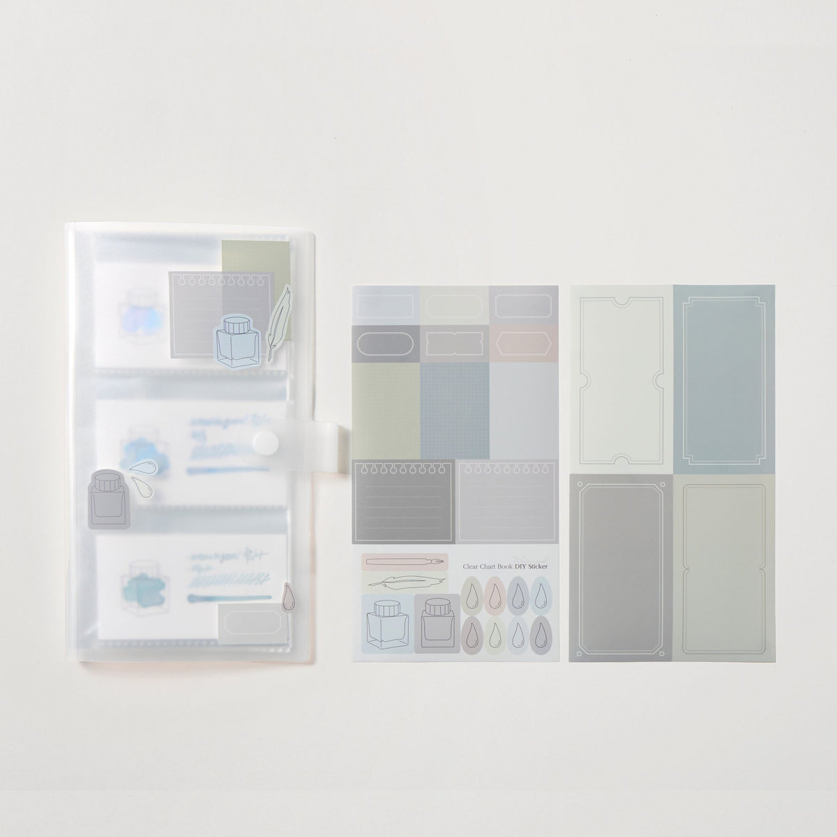 Wearingeul Ink Card Binder (Name Card Case) – Light (20 Sheets)
