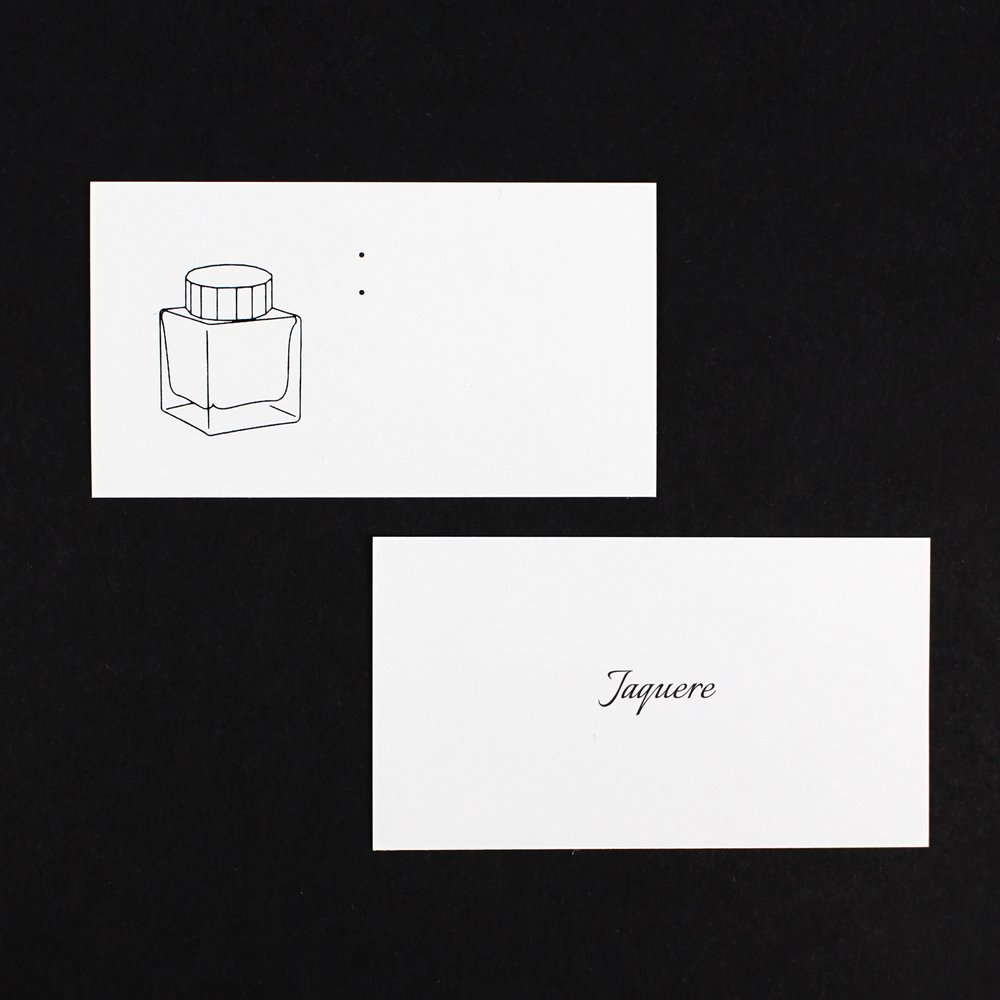 Wearingeul Impression Ink Color Chart Card (50x90mm) – Horizontal (100 cards)