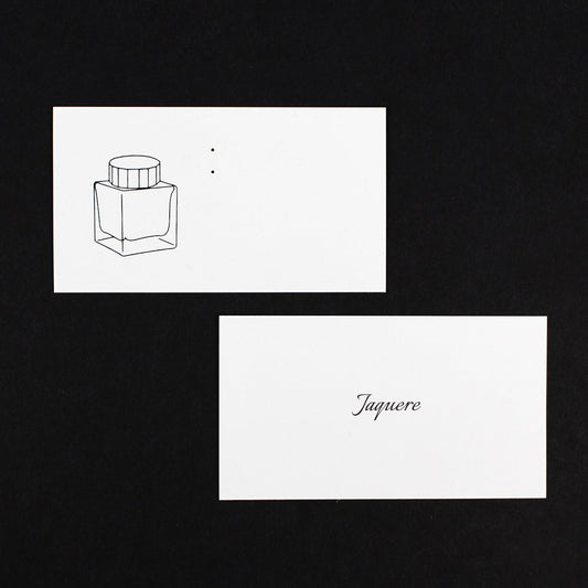 Wearingeul Impression Ink Color Chart Card (50x90mm) – Horizontal (100 cards)