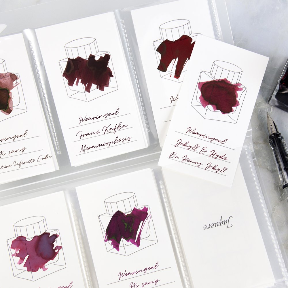 Wearingeul Impression Ink Color Chart Card (50x90mm) – Vertical (100 cards)