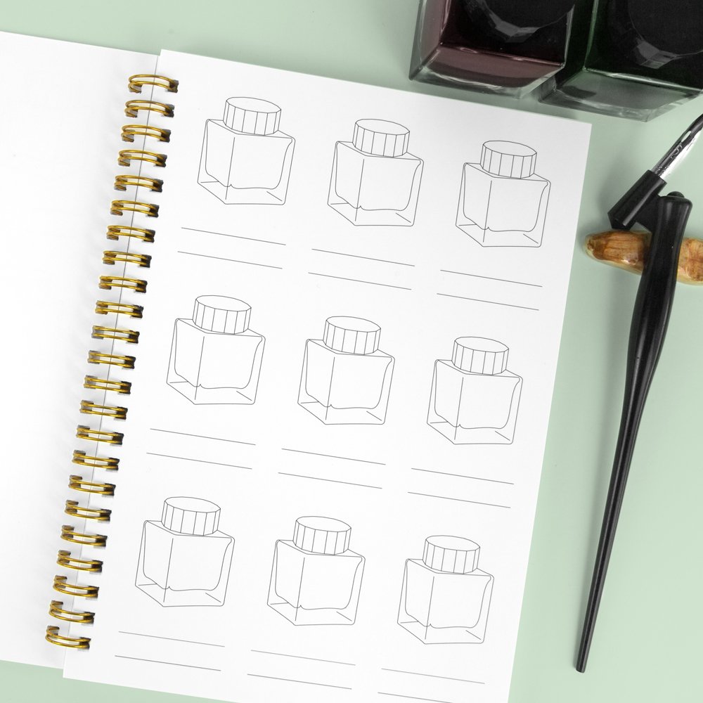 Wearingeul Impression Ink Color Swatch Book (A5 Ring Note)