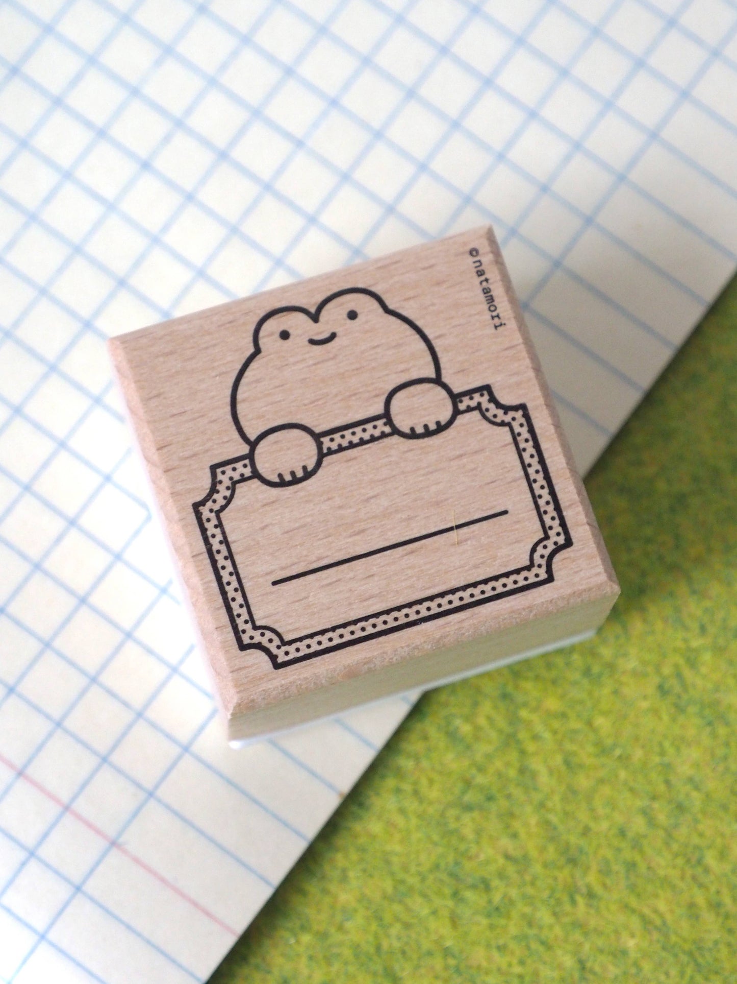 Natamori- Frog • stamp