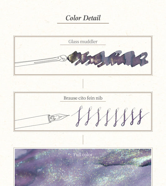 Dominant Industry Pearl Painter Series Ink No. 026 Les Nymphéas: Matin (25ml)