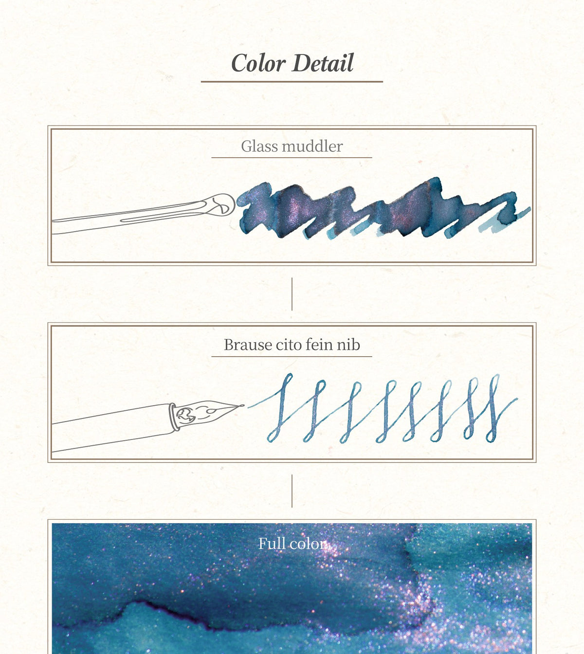 Dominant Industry Pearl Painter Series Ink No. 027 Les Nymphéas: Les Nuages (25ml)