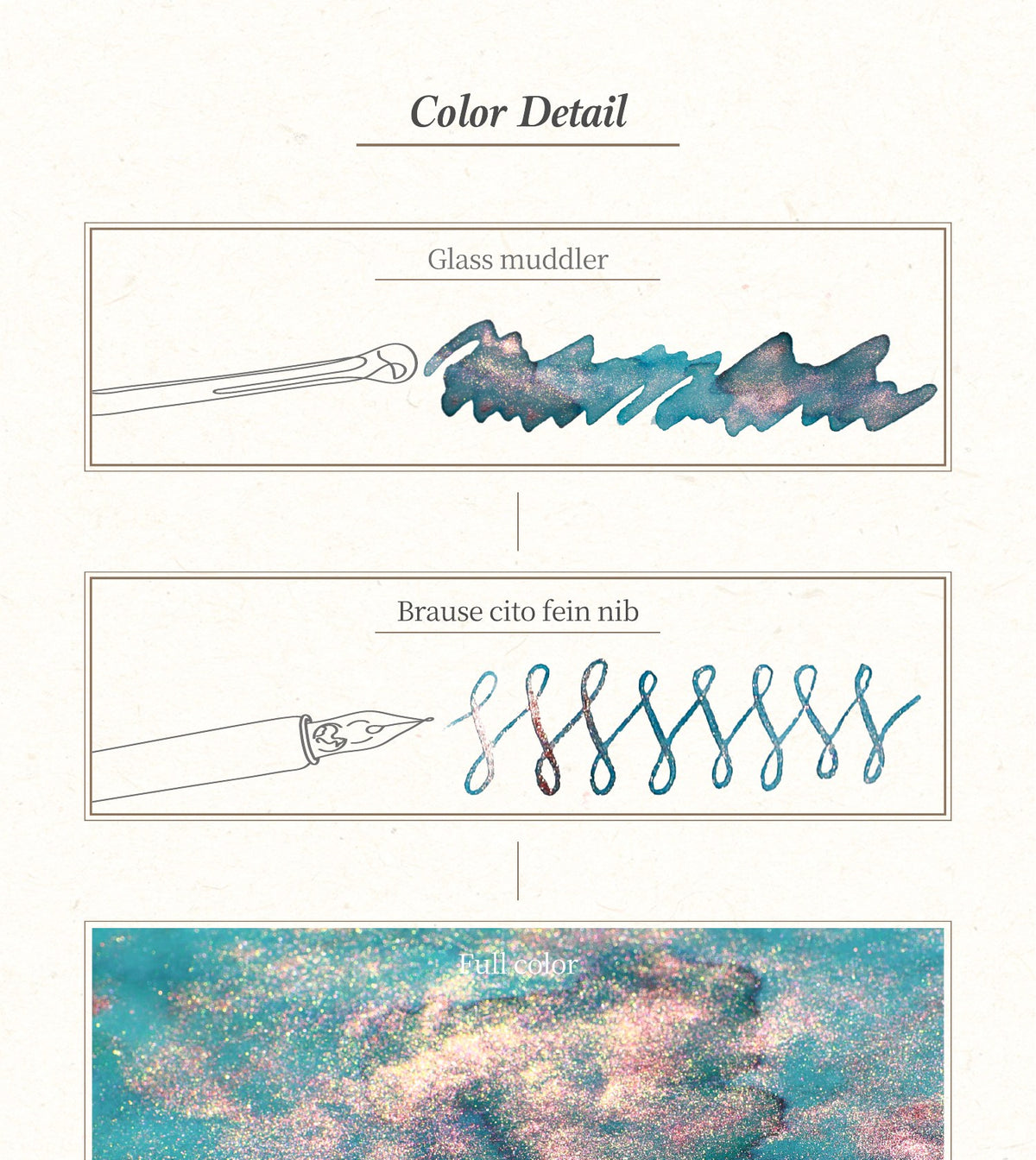 Dominant Industry Pearl Painter Series Ink No. 030 Bleuze Hadancourt (25ml)