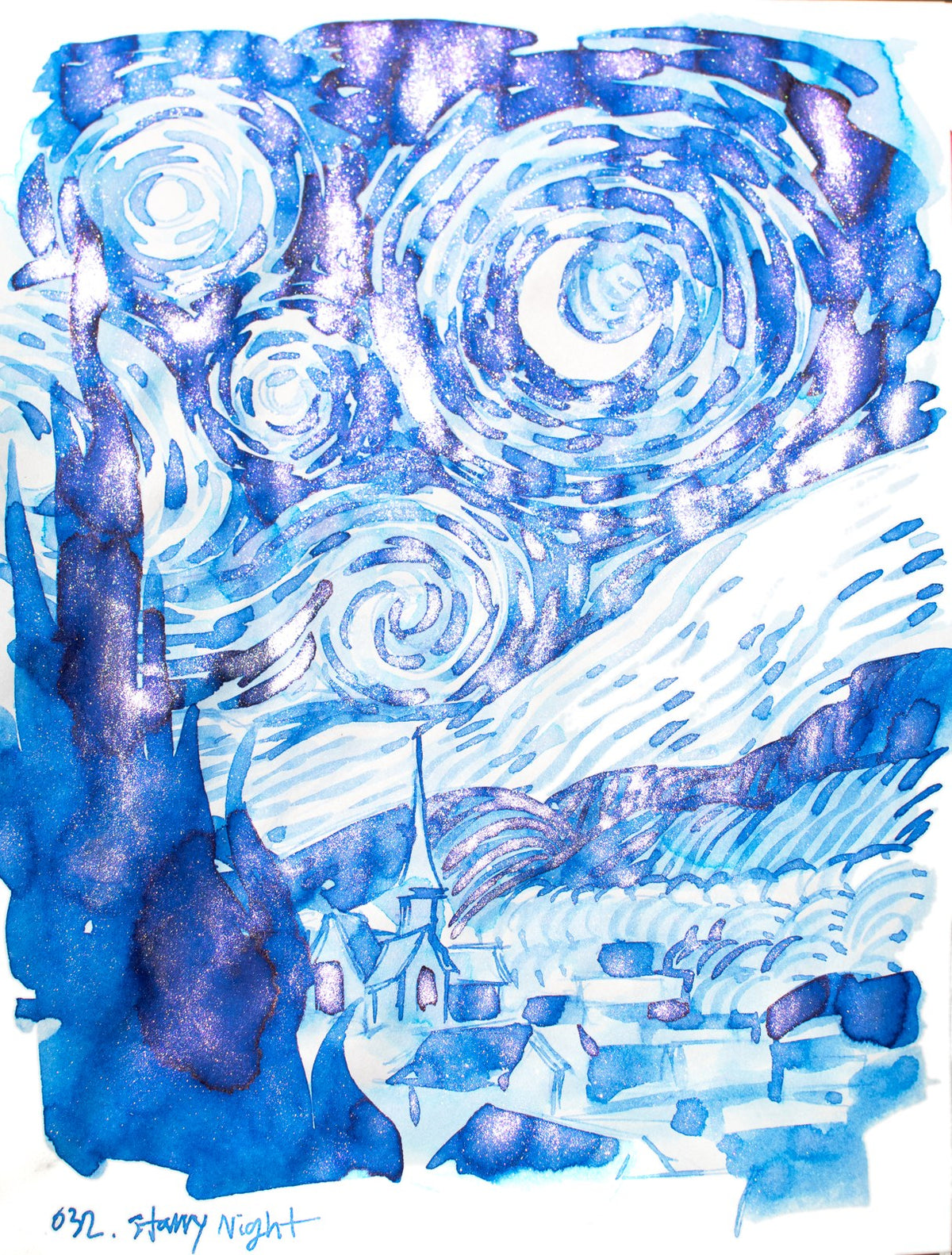 Dominant Industry Pearl Painter Series Ink No. 032 Starry Night (25ml)