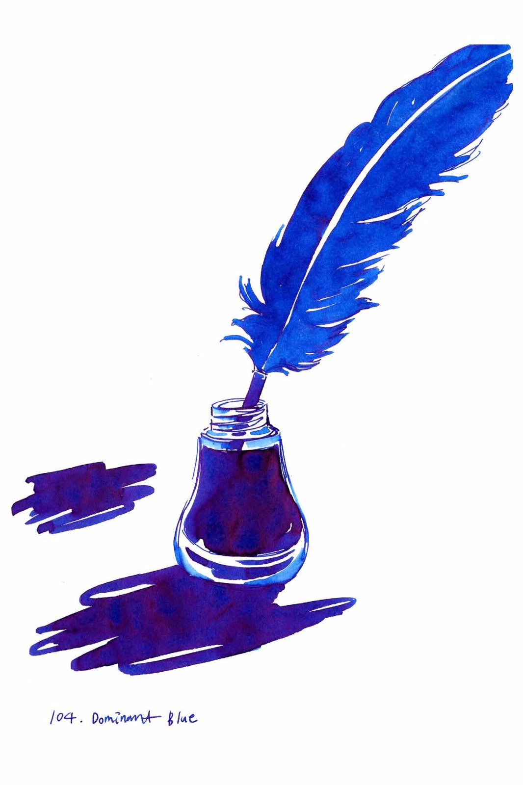 Dominant Industry Standard Ink No. 104 Dominant Blue (25ml)