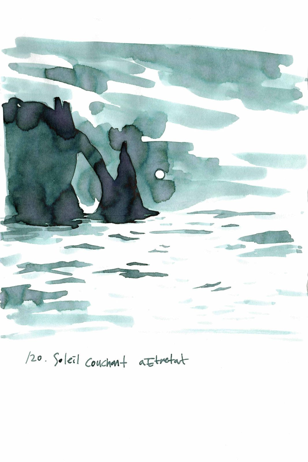 Dominant Industry Standard Painter Series Ink No. 120 Soleil Couchant à Étretat (25ml)