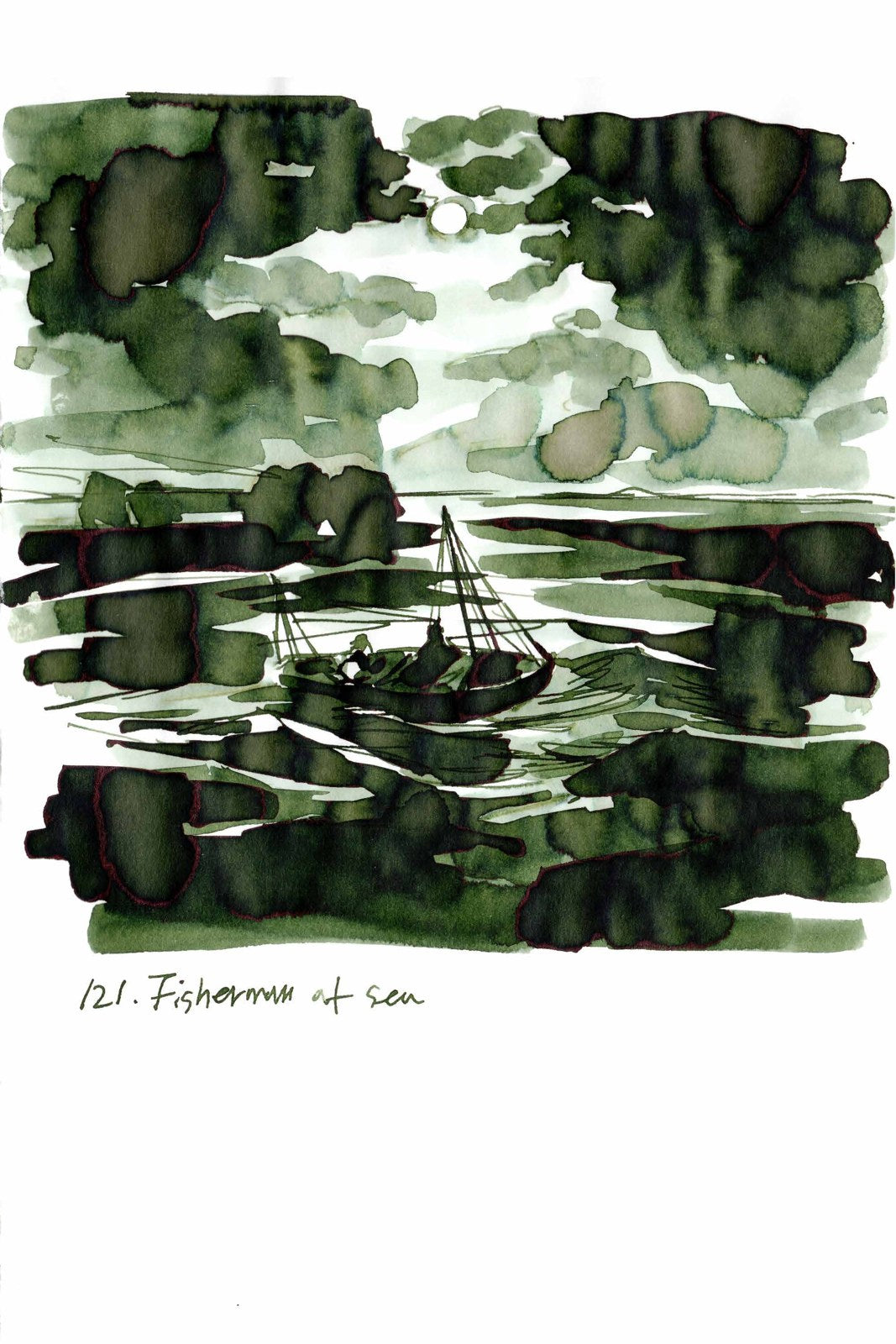 Dominant Industry Standard Painter Series Ink No. 121 Fishermen at Sea (25ml)