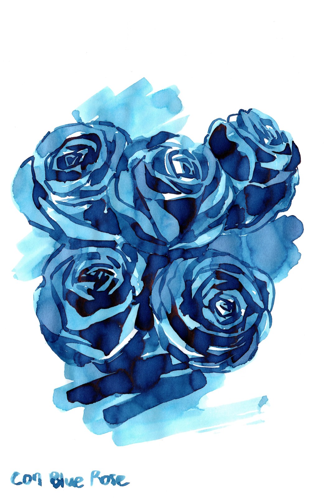 Dominant Industry Alchemist Pearl Calligraphy Ink C07 Blue Rose (25ml)