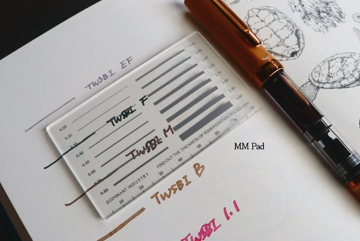 Dominant Industry MM Pad Fountain Pen Nib Thickness Gauge