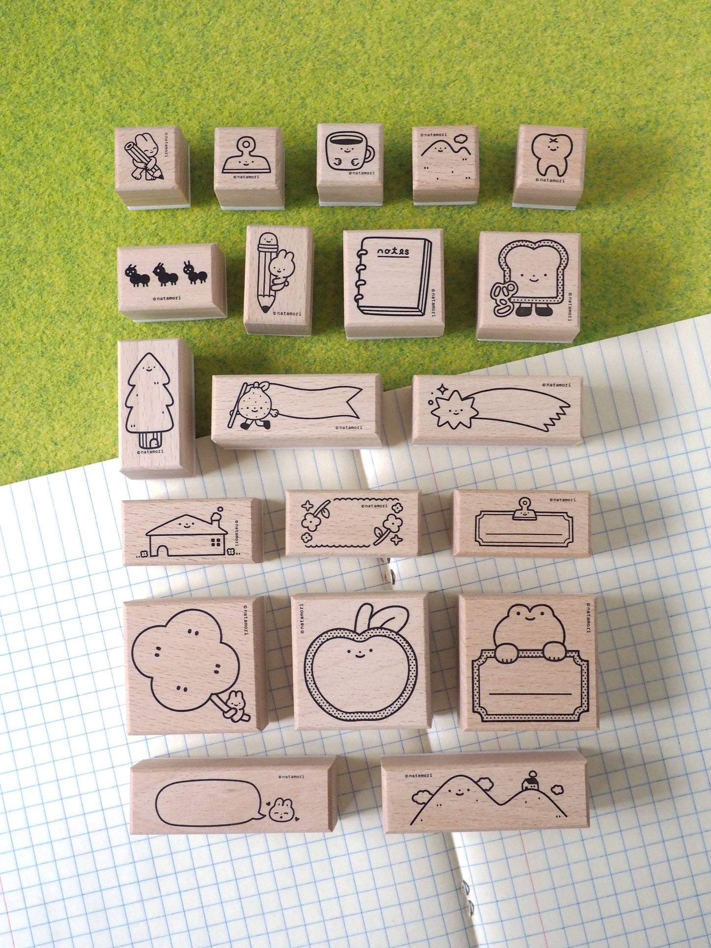 Natamori- Bunny • stamp