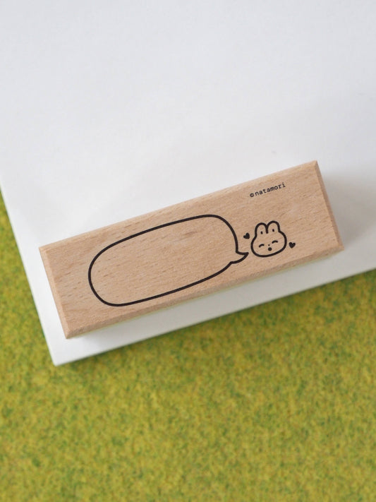 Natamori- Bunny bubble notes • stamp