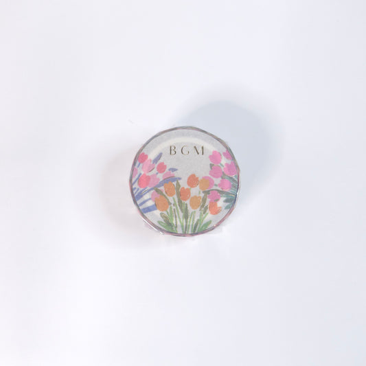 BGM LIFE Washi Tape (spring flowers)
