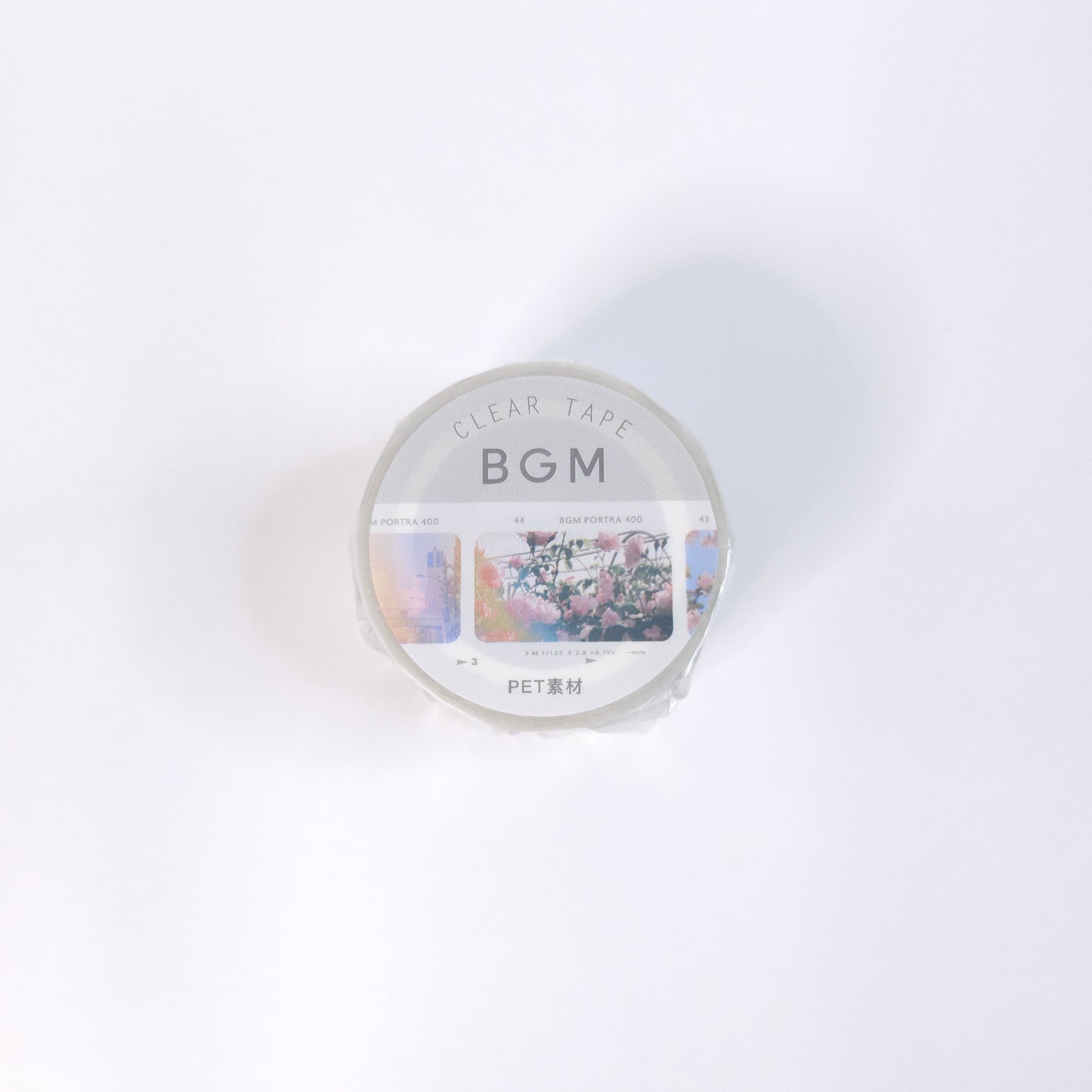 BGM Washi Clear tape film* white - 30mm