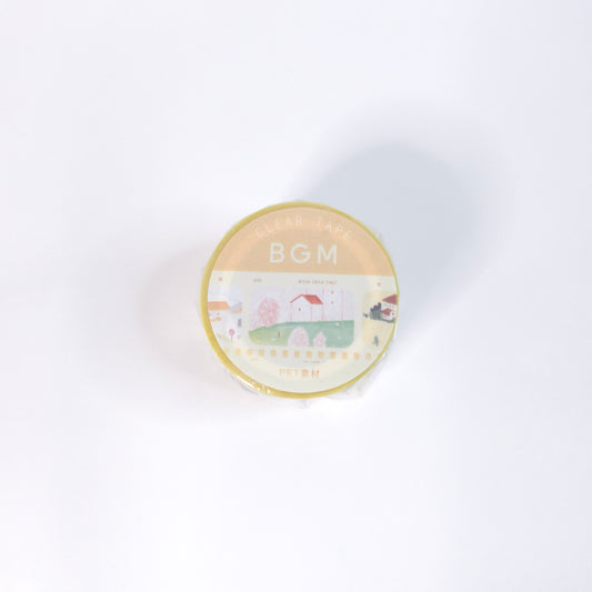 BGM Washi Clear tape film* light yellow - 30mm