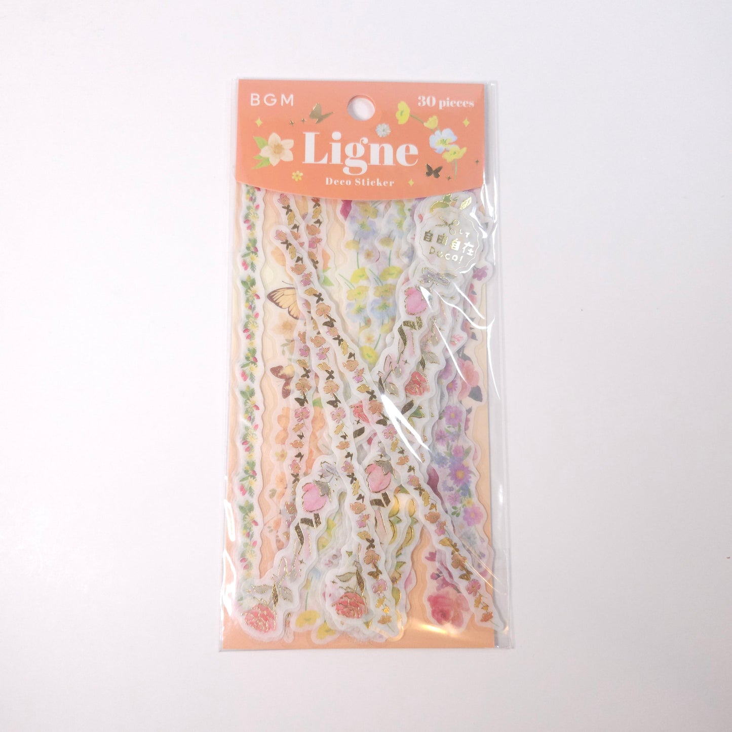 BGM Planner Stickers Flake Seal Ligne* Flower Scent
