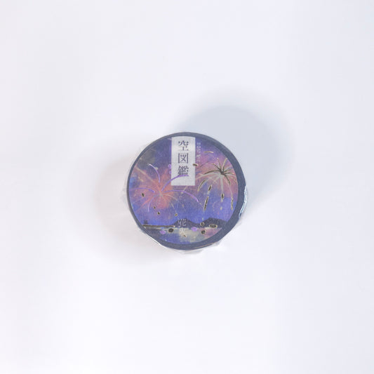 BGM Washi Tape, Sora Zukan (Fireworks)