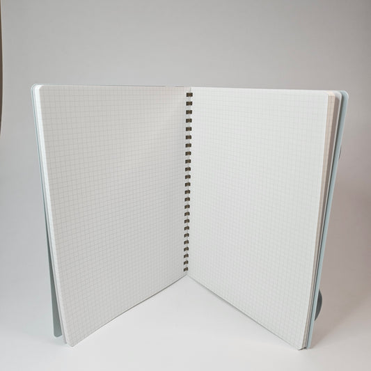KOKUYO Notebook Grid Sooofa Soft Ring (Light Blue)
