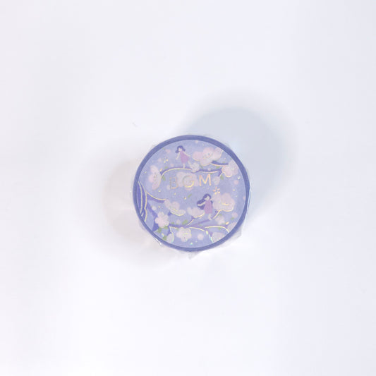 BGM Washi Tape Flower Story *Light Purple