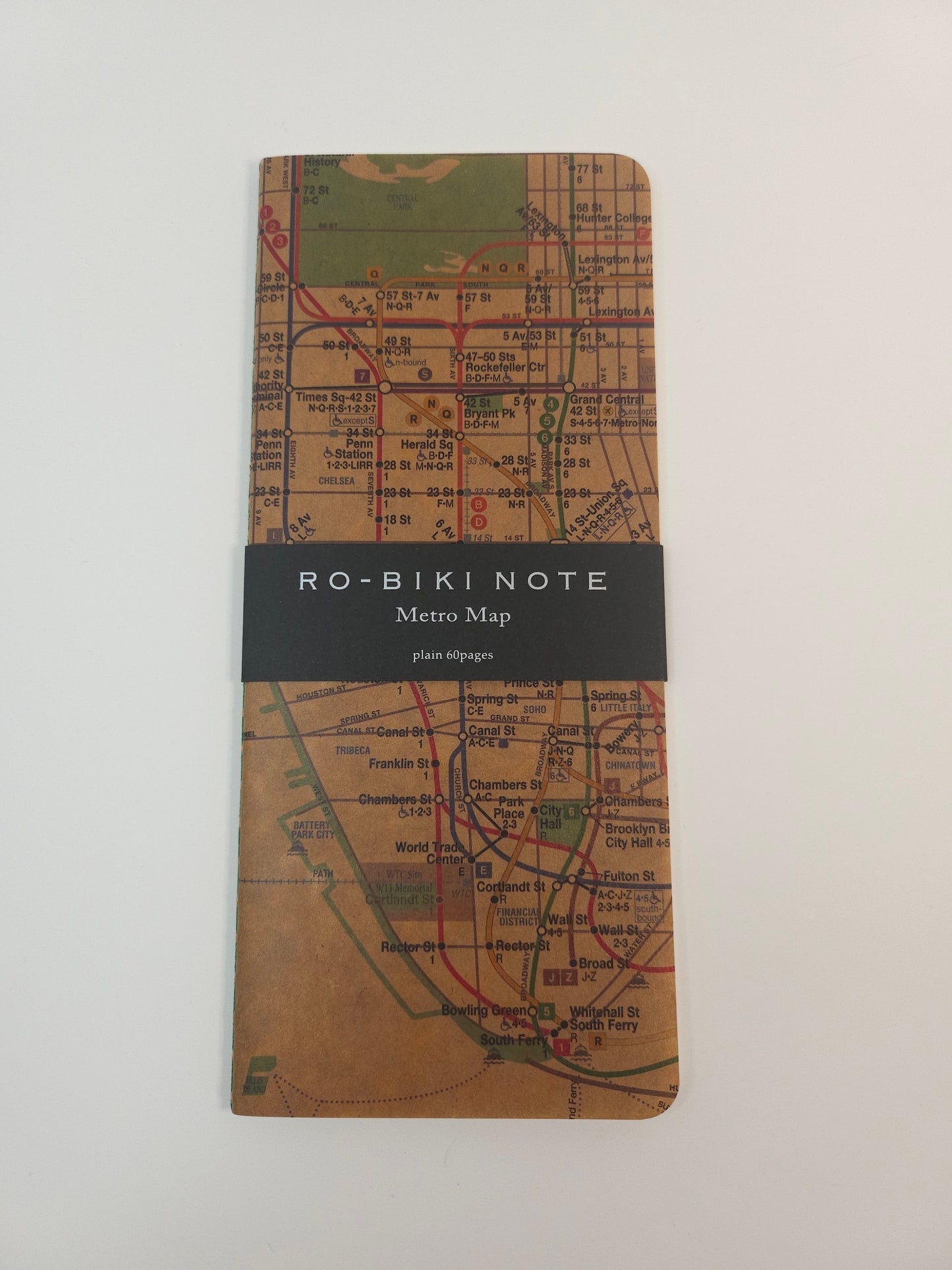 Yamamoto Ro-Biki Note- Plain Metro Map Series